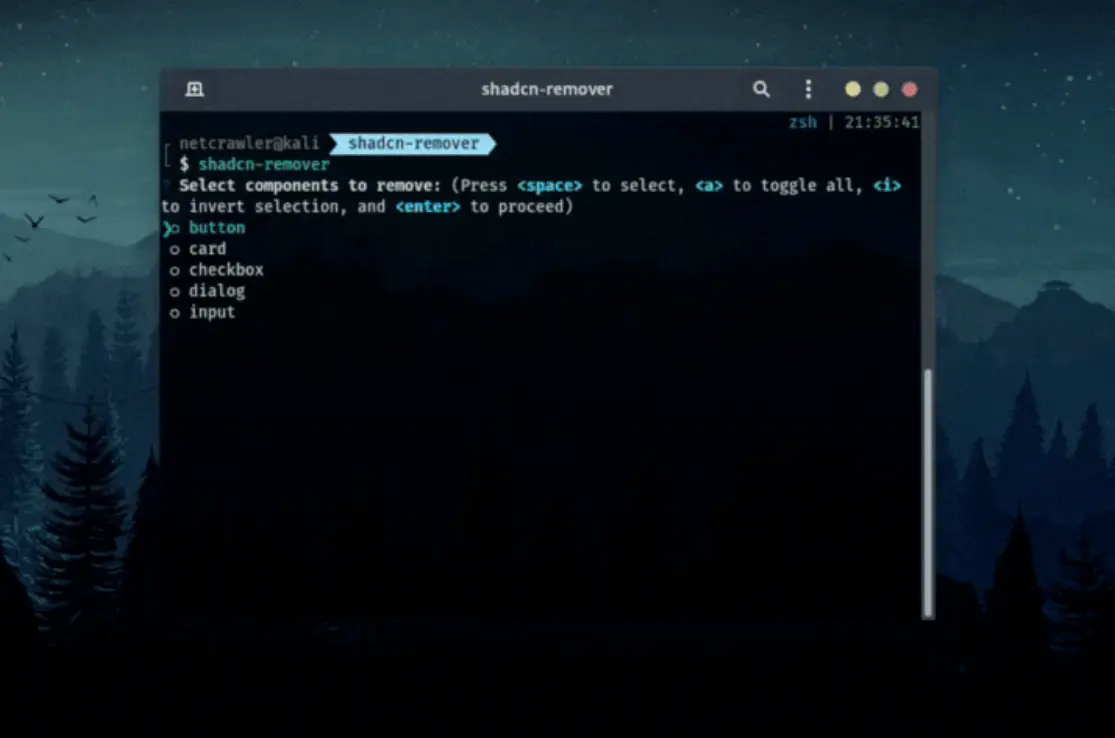 cli-clean-components