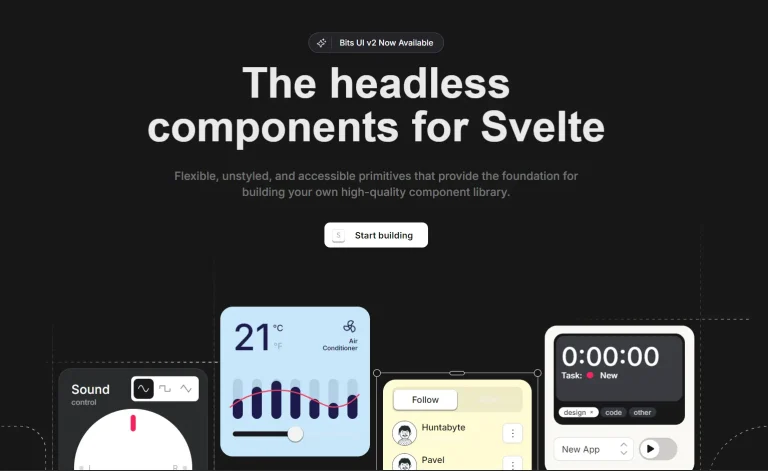 Build Accessible Svelte UIs with Bits UI Headless Components