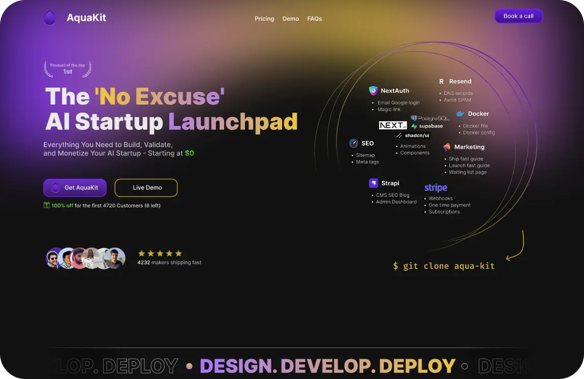 AI SaaS Starter Kit with Next.js & Convex