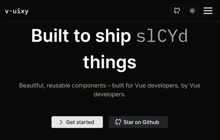 Modern Vue/Nuxt Component Library with TailwindCSS & v-motion