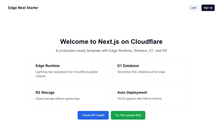 full-stack-cloudflare-starter
