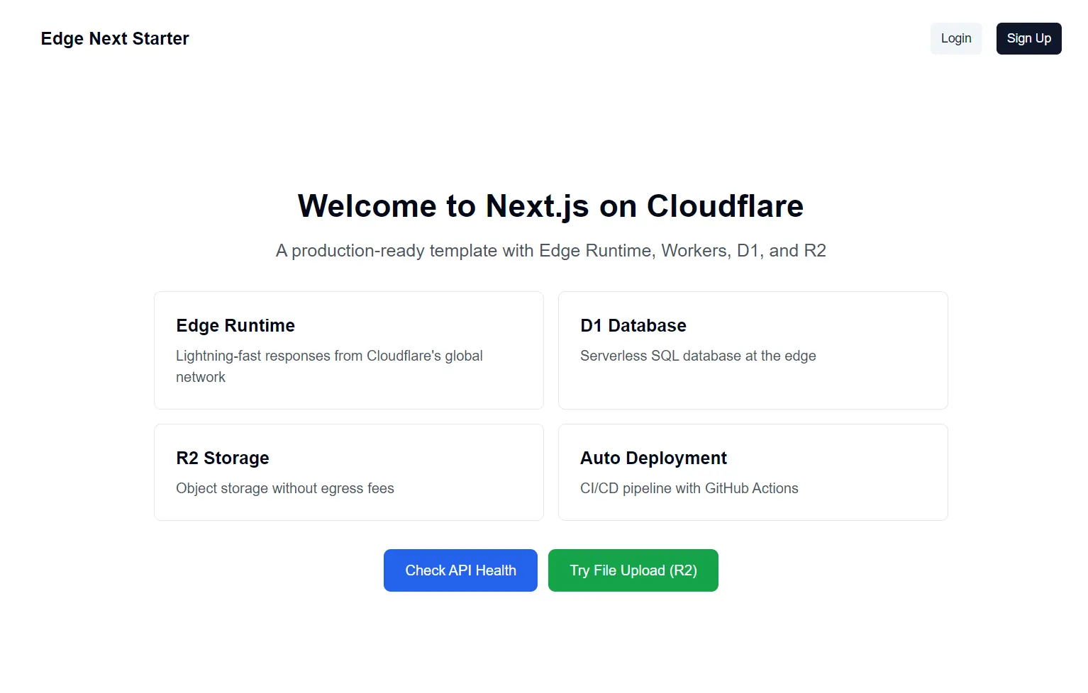 full-stack-cloudflare-starter