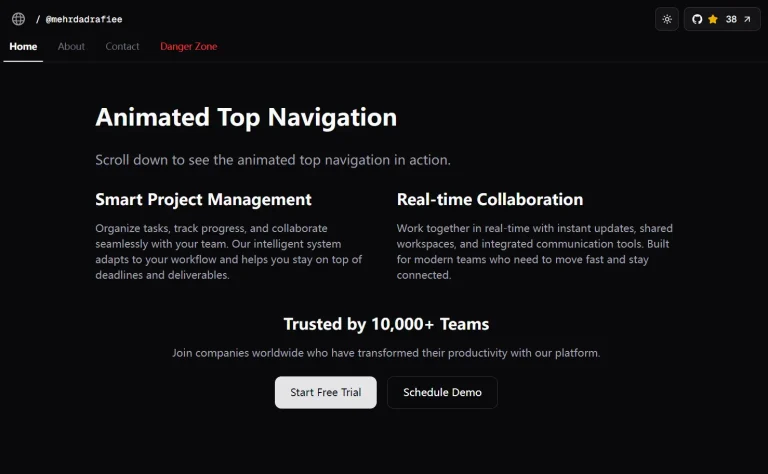 vercel-animated-header