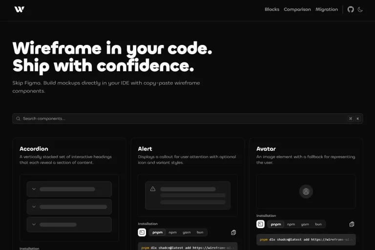 wireframe-components-ui