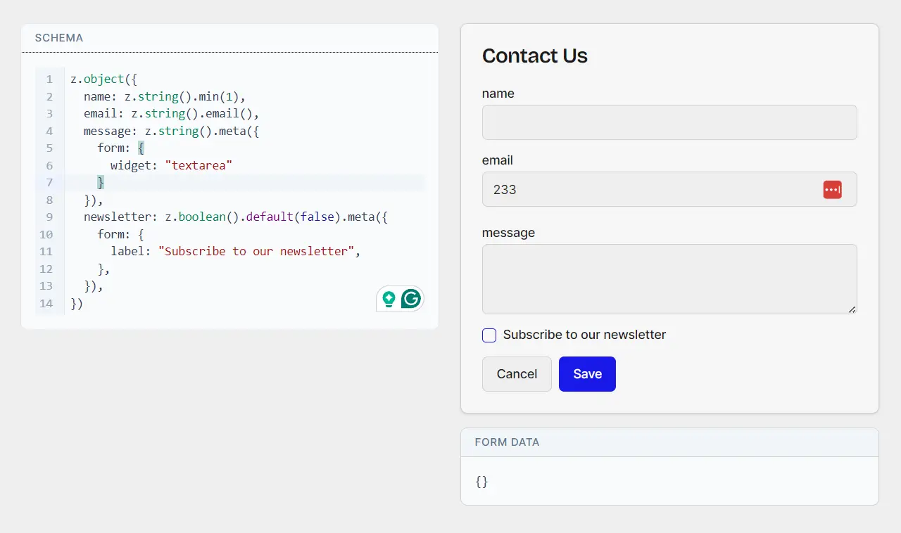 schema-form-generator