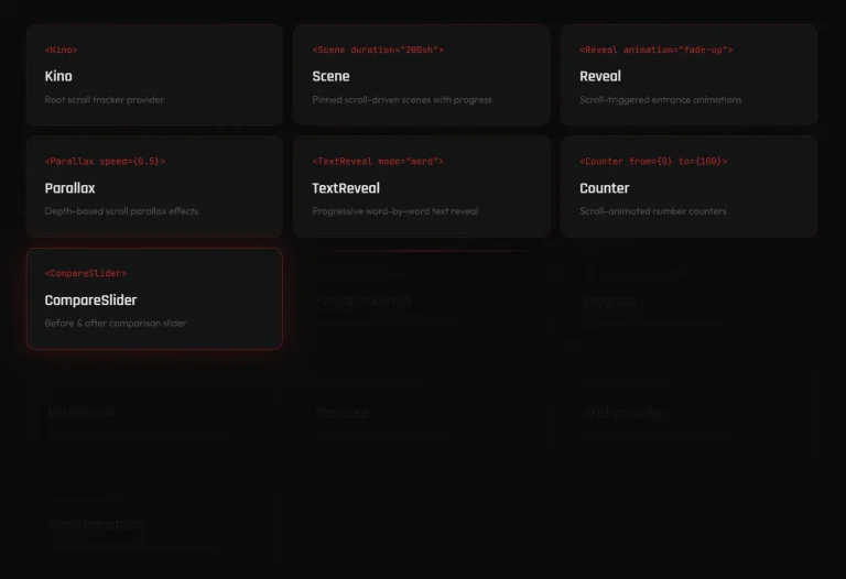 scroll-animation-react-kino