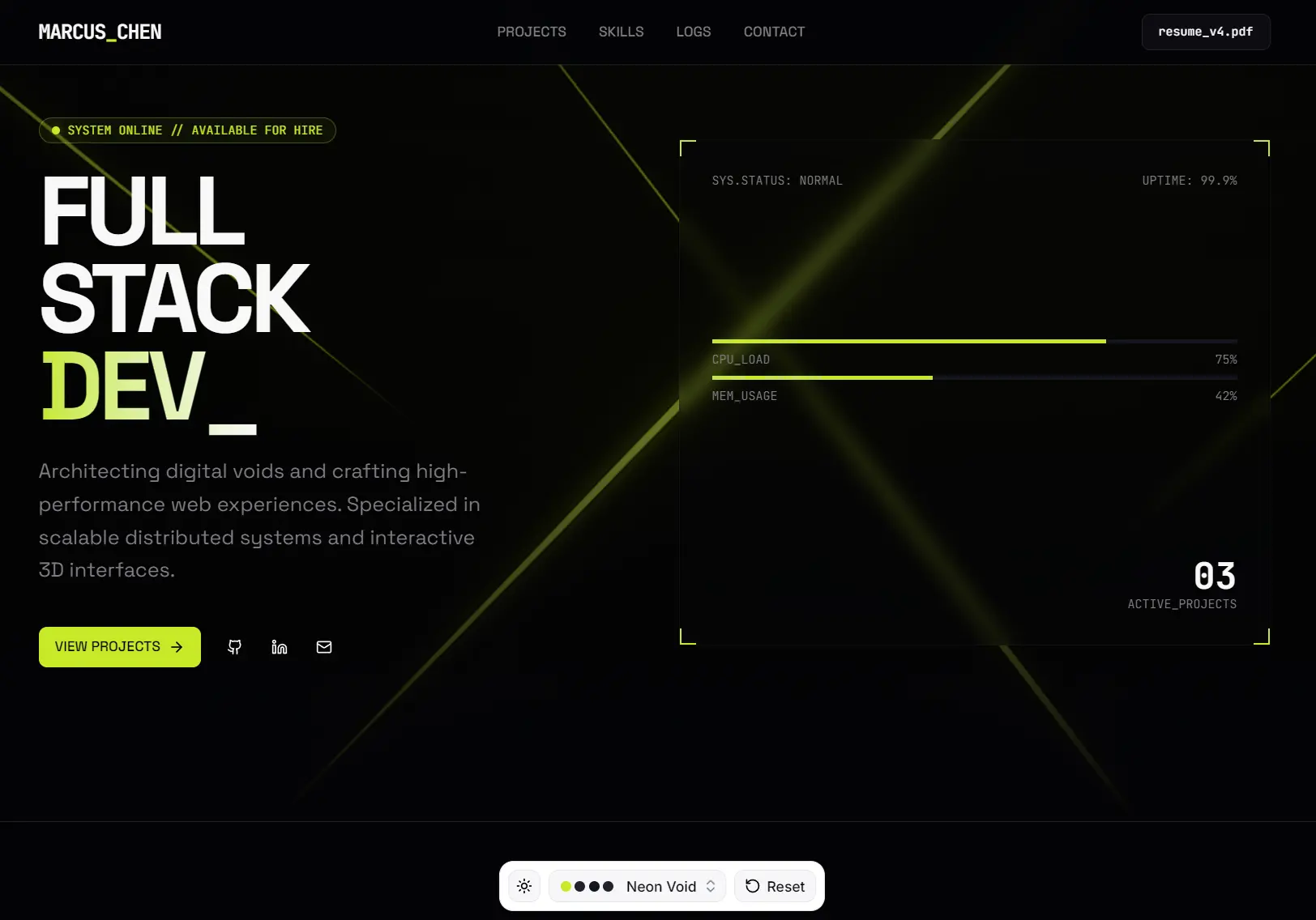 cyberpunk-developer-portfolio-template