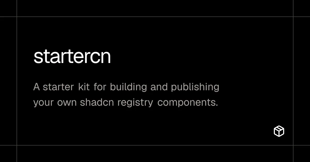 custom-registry-startercn