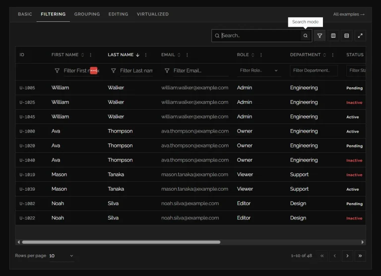 data-table-tanstack-tailwindcss