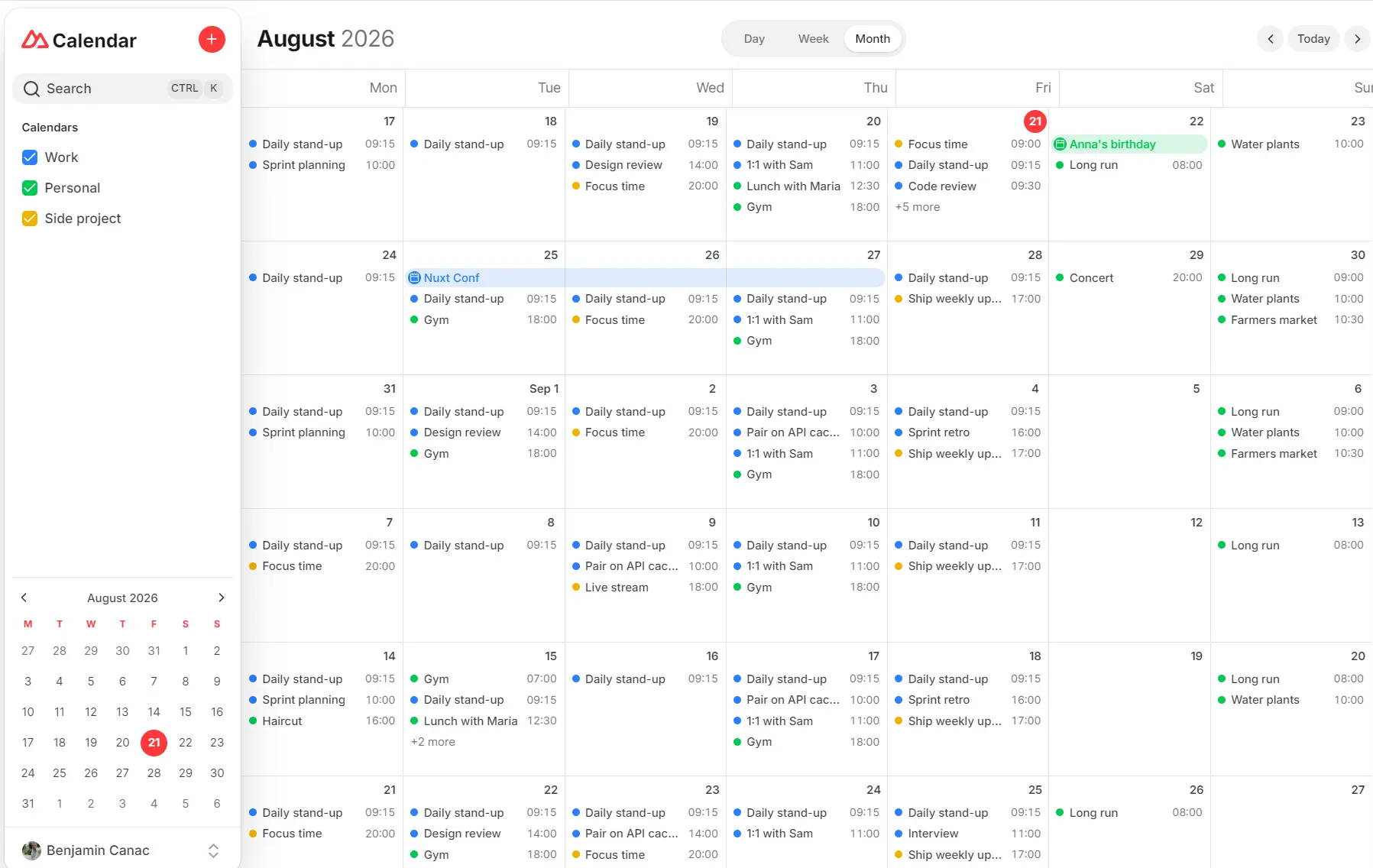 nuxt-calendar-template