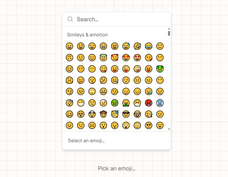 Composable Emoji Picker for Svelte – Frimousse